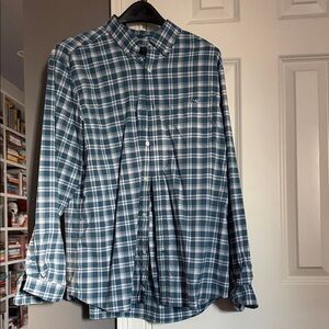 Vineyard Vines Blue Plaid Button Down Shirt